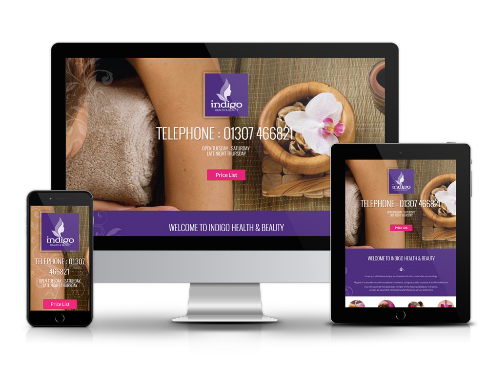 Ellyfont  Website Design beauty Parlour website design